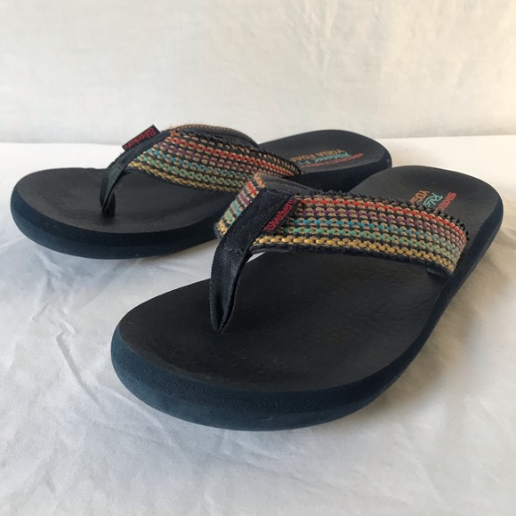 Skechers Shoes Skechers Yoga Foam Flip Flops Rainbow Colored Size 9